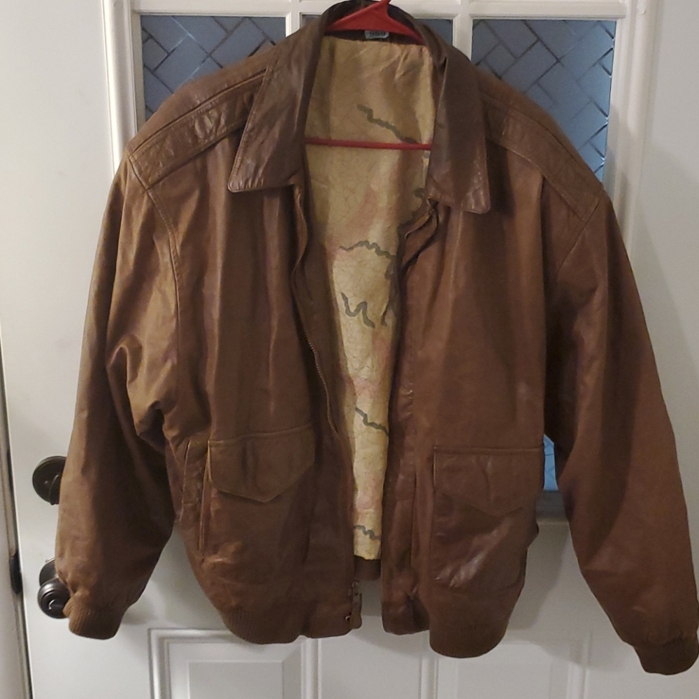 Genuin Leather Bomber Jacket